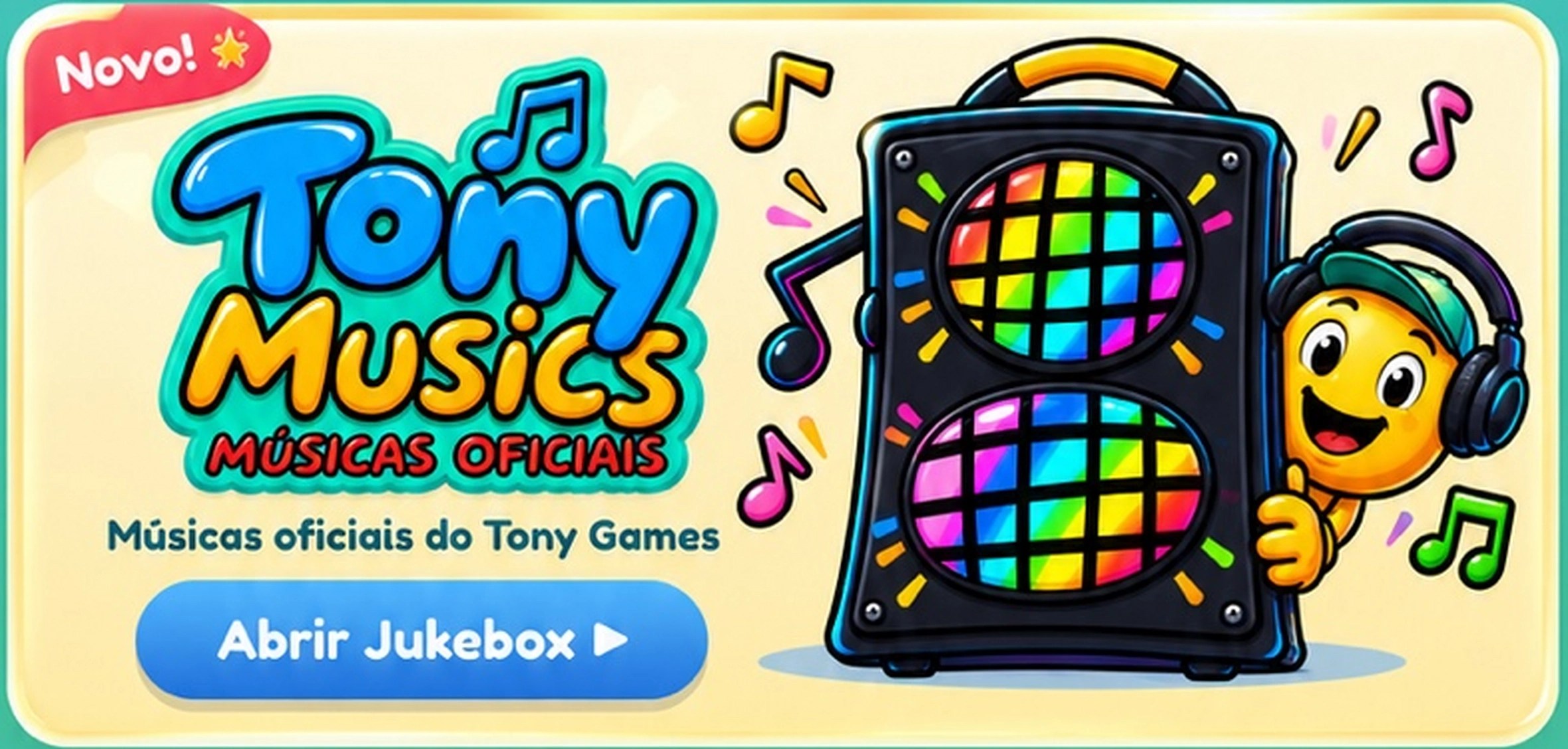 Tony Musics — músicas oficiais. Abrir Jukebox